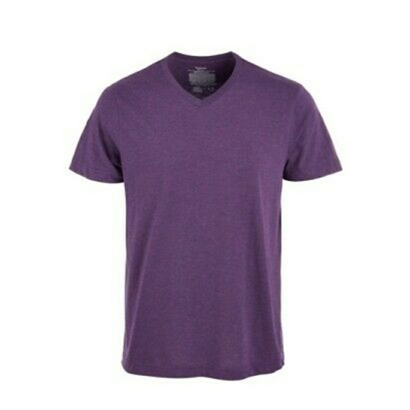Alfani Other - Alfani V-Neck Heathered Purple T-Shirt Mens Large
